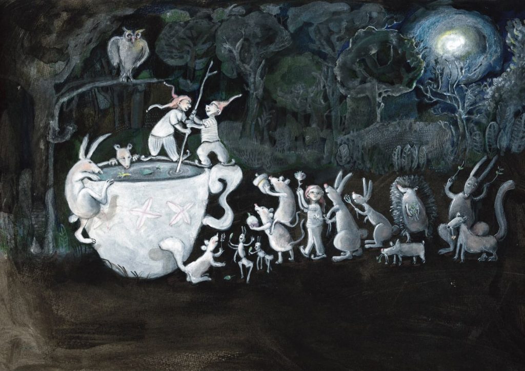 Moon Light Tea · Spread study